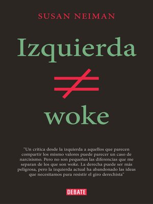 cover image of Izquierda no es woke